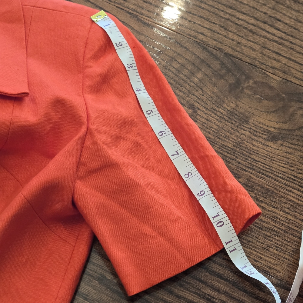 Karen Nicole New York Coral Red Skirt Suit - Picture 15 of 16